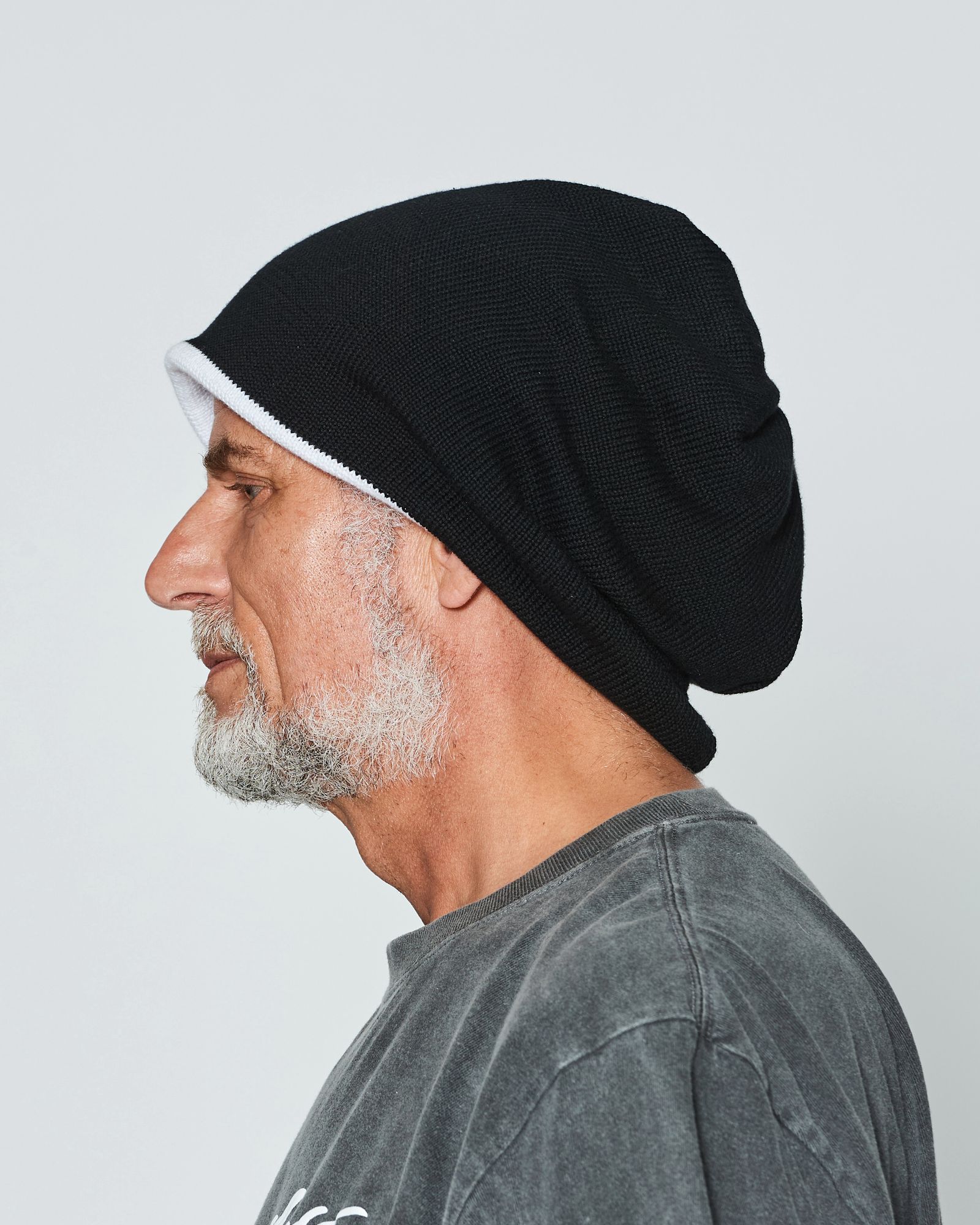 Balloon Knit Cap / ニットキャップ / BLACK 【CP2505】