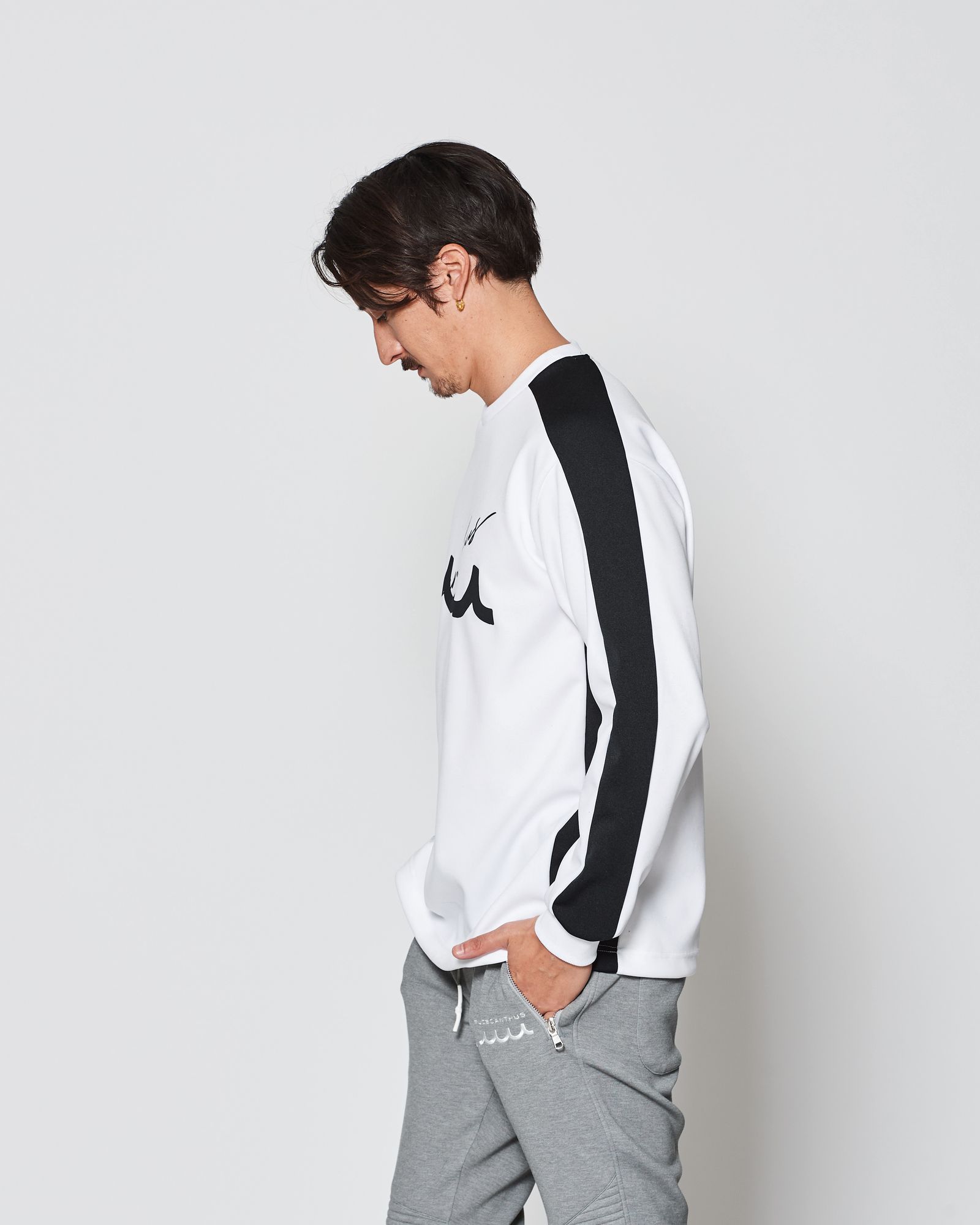 ACANTHUS × muta MARINE / muta Soccor Jersey Top / ジャージトップス / WHITE 【MA2538】