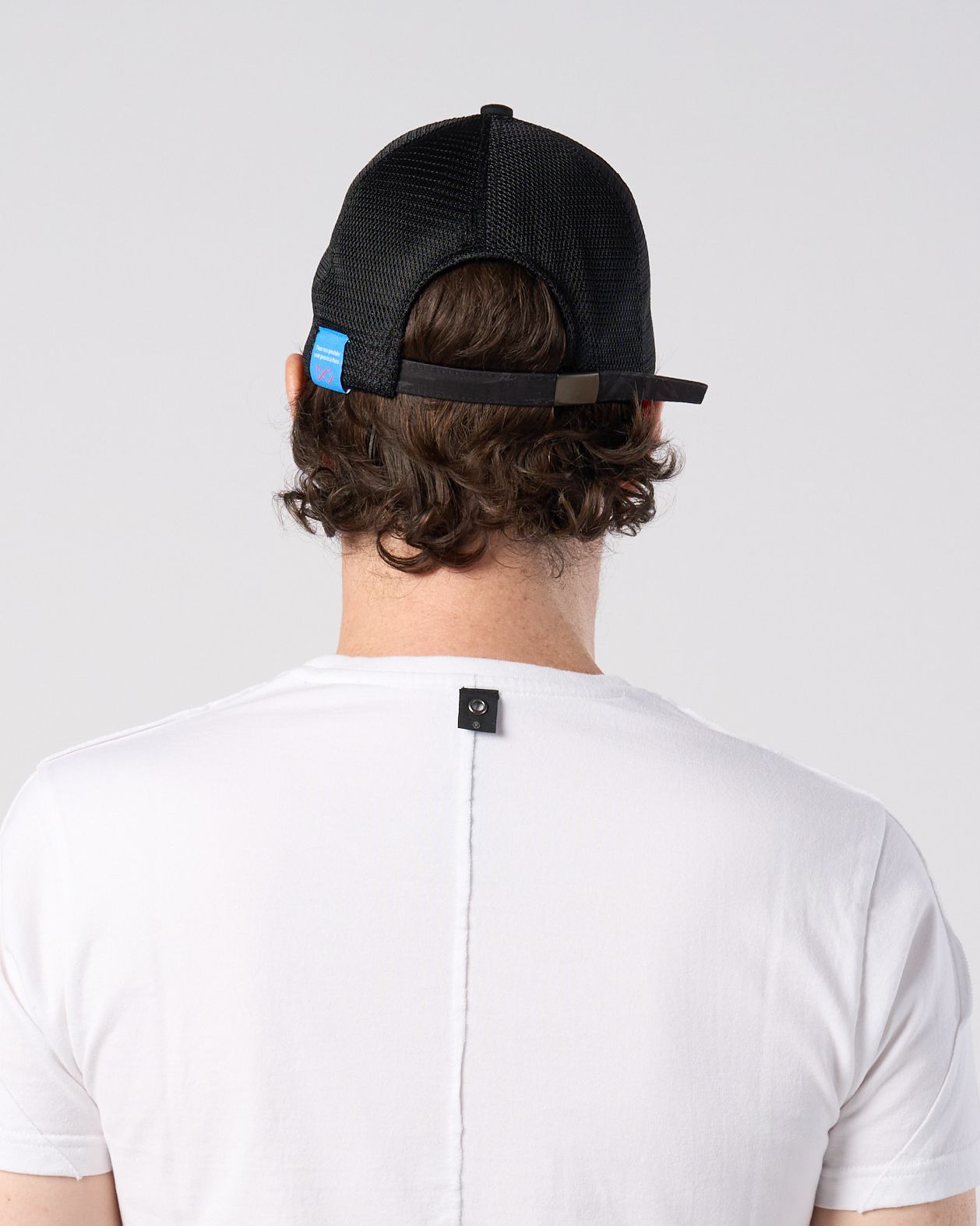 ☆先行予約☆Maison Honoré Paris× wjk  / 2ハートパッチ カットオフ メッシュキャップ / 2-heart patch cut-off mesh cap / black×pink 【813 hw04k】