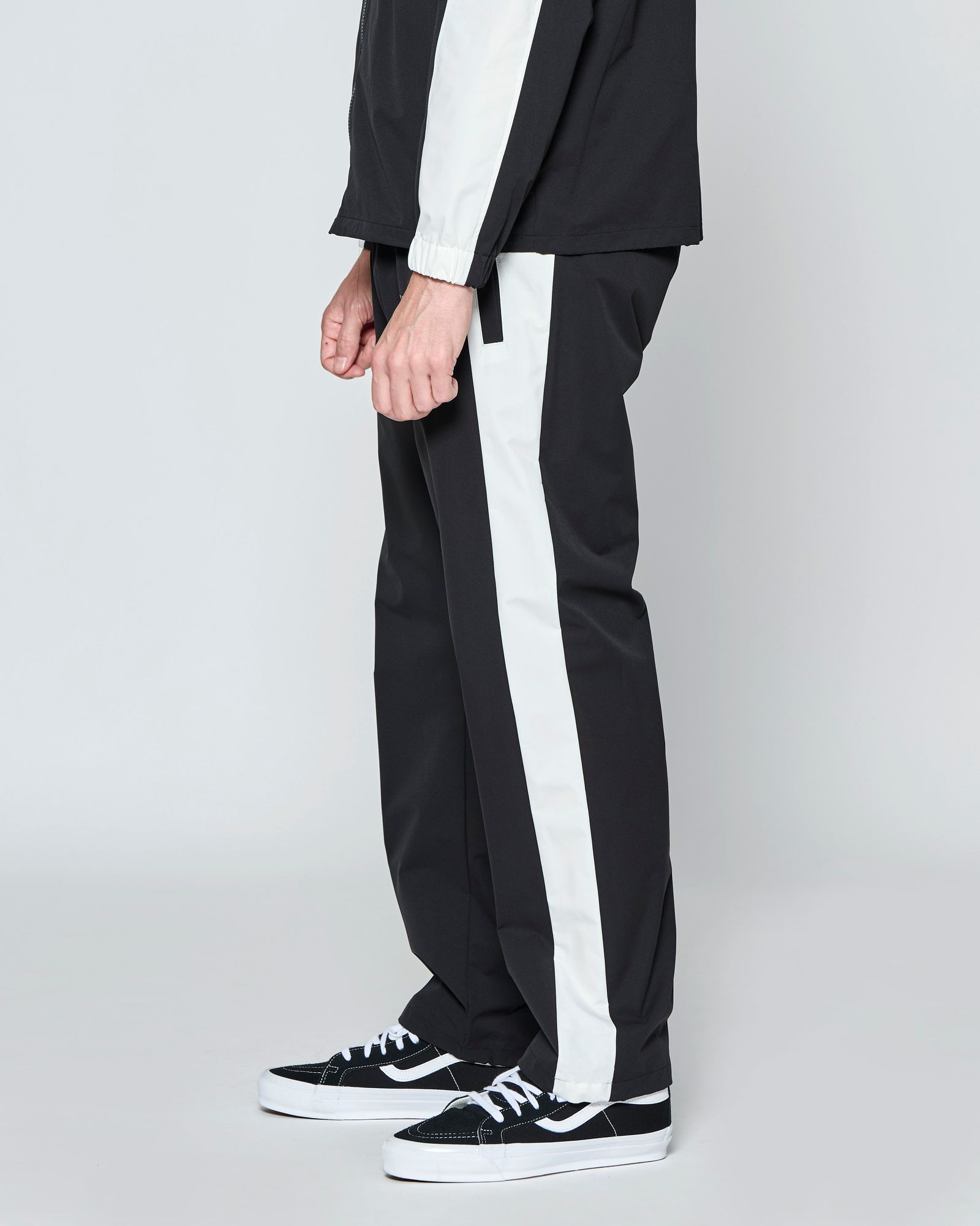 ☆先行予約☆muta MARINE × ACANTHUS  / サイドライントラックパンツ /  Side Line Track Pants / BLACK【MA2705】