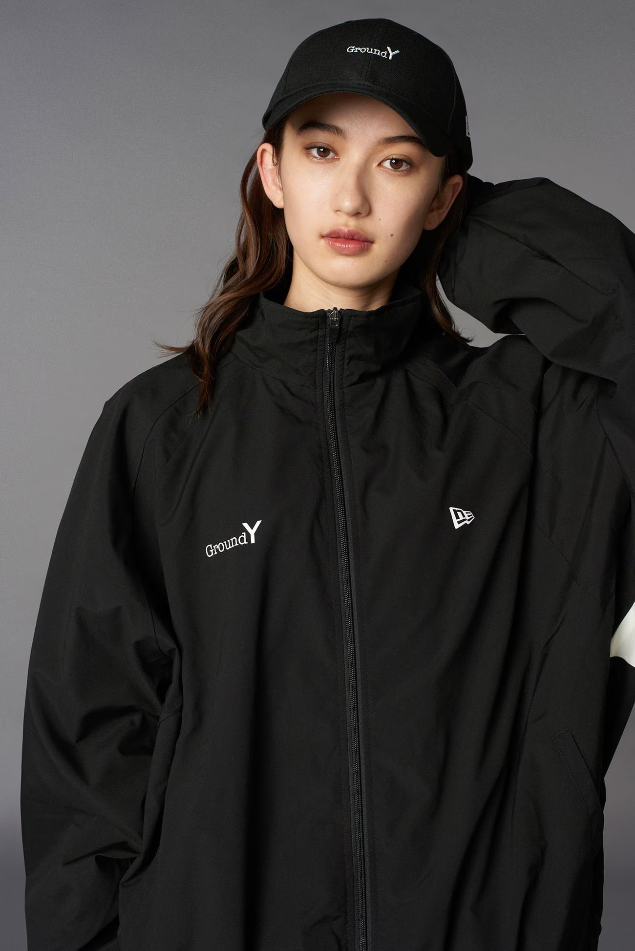 Ground Y×NEWERA(R) GROUND Y LOGO POLYESTER 9FORTY [GP-H50-080-1]