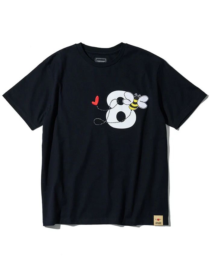 LEON×MAISON HONORE PARIS×MUTA MARINE / Tシャツ / Joakim &  Huit(ジョアキム＆ユイット) / ブラック