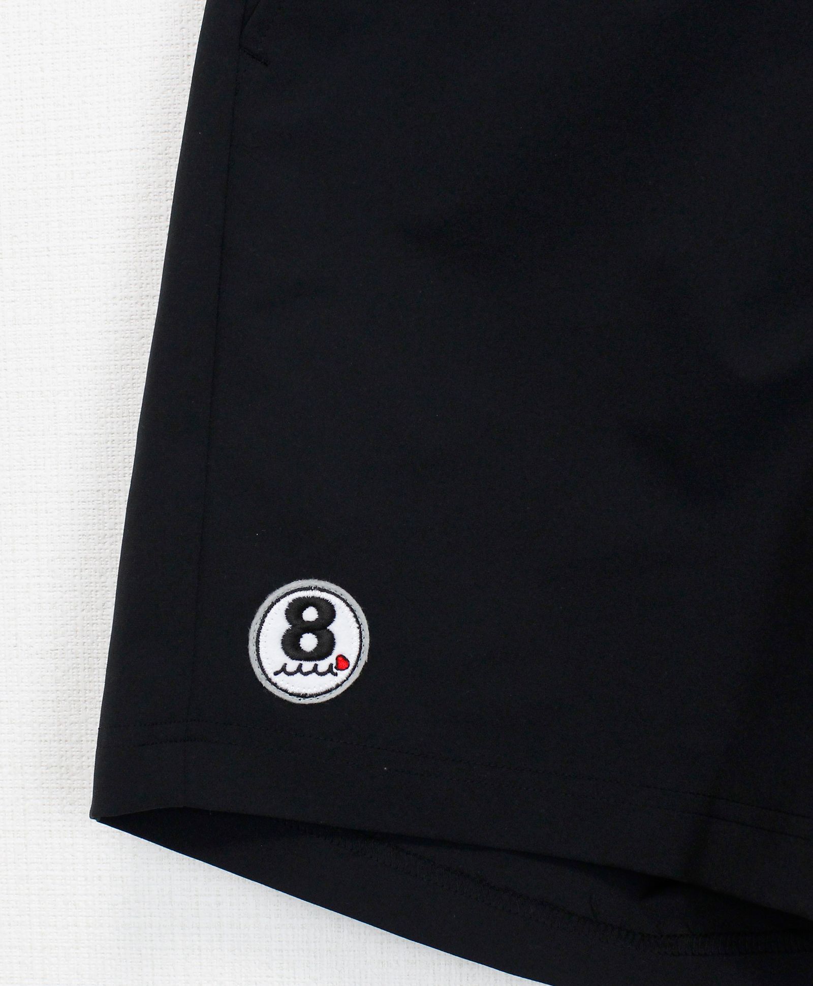 ACANTHUS × muta MARINE / muta sweet logo shorts / ショートパンツ / BLACK【MA2527】