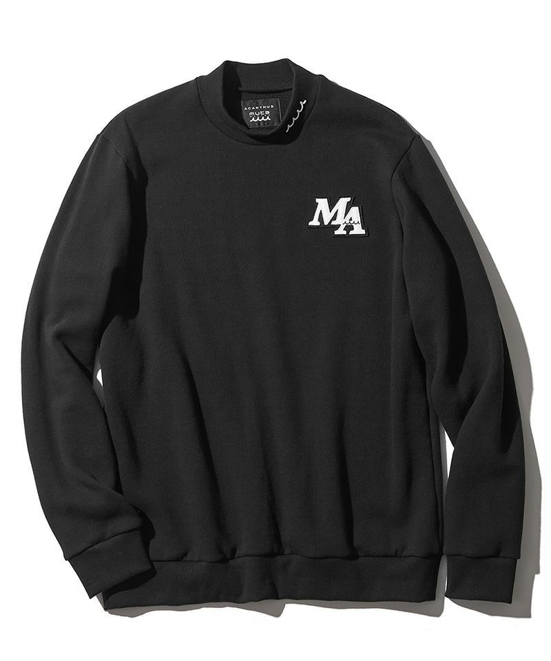 ACANTHUS x muta MARINE / muta Mockneck Sweatshirt / スウェット / BLACK / MA2430