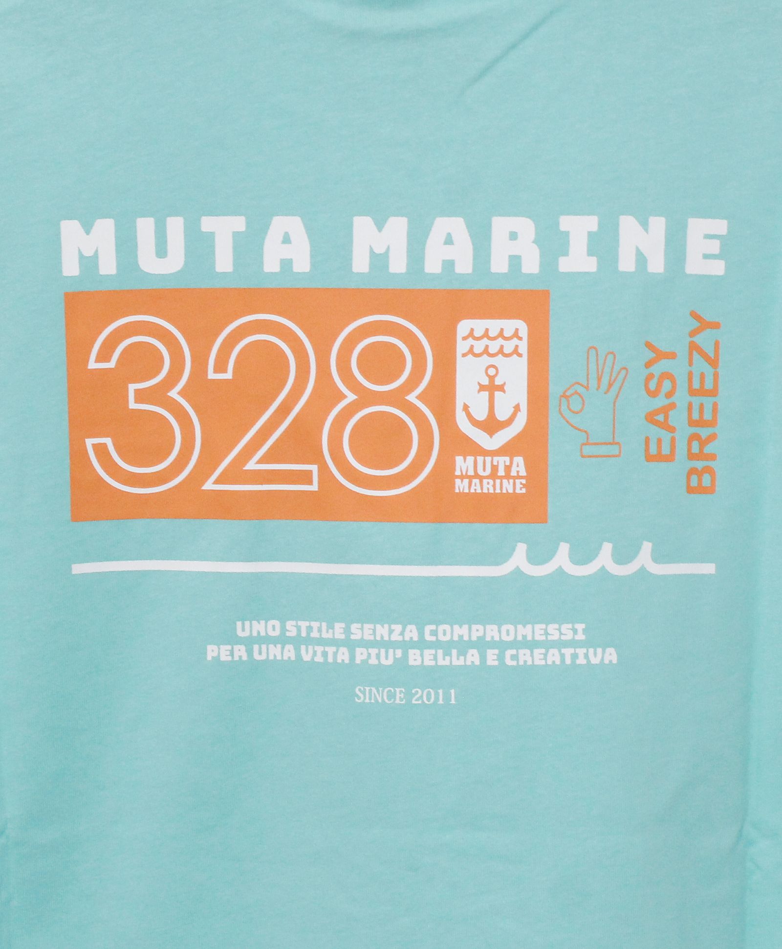 ロングスリーブポケットTシャツ  / ターコイズ [MMSG-240151]