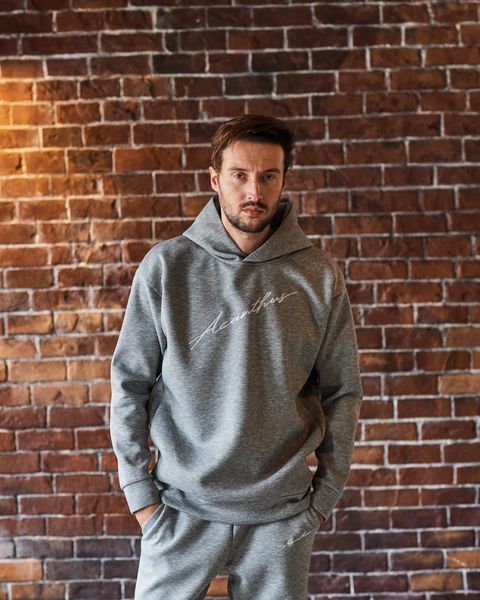 ACANTHUS / Double-knit Hooded Sweatshirt / パーカー / GRAY 【DW2501】