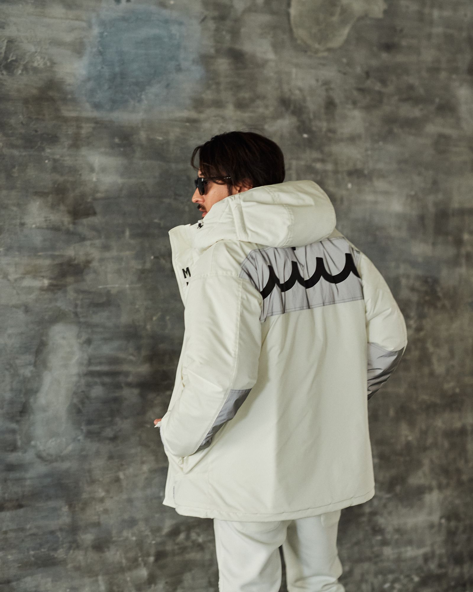 ☆先行予約販売2025年11月下旬～12月下旬頃入荷予定☆ ACANTHUS × muta MARINE / muta LIMONTA Mountain Puffy Jacket  / マウンテンパフィジャケット / WHITE 【MA2529】