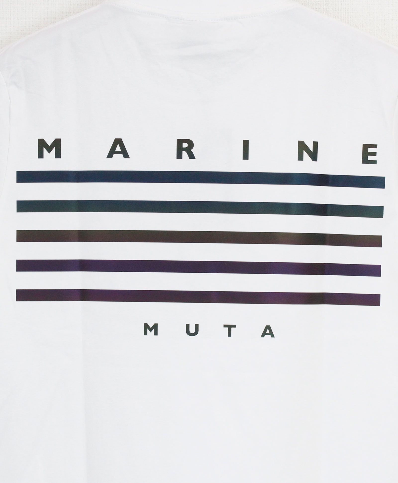 muta MARINE / ムータマリン / バックプリント Tシャツ / ホワイト - 0(WF)