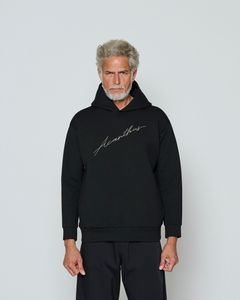 ☆先行予約☆  ダンボールニットスウェットパーカー / フーディー / Hooded Sweatshirt / BLACK 【DW2501】