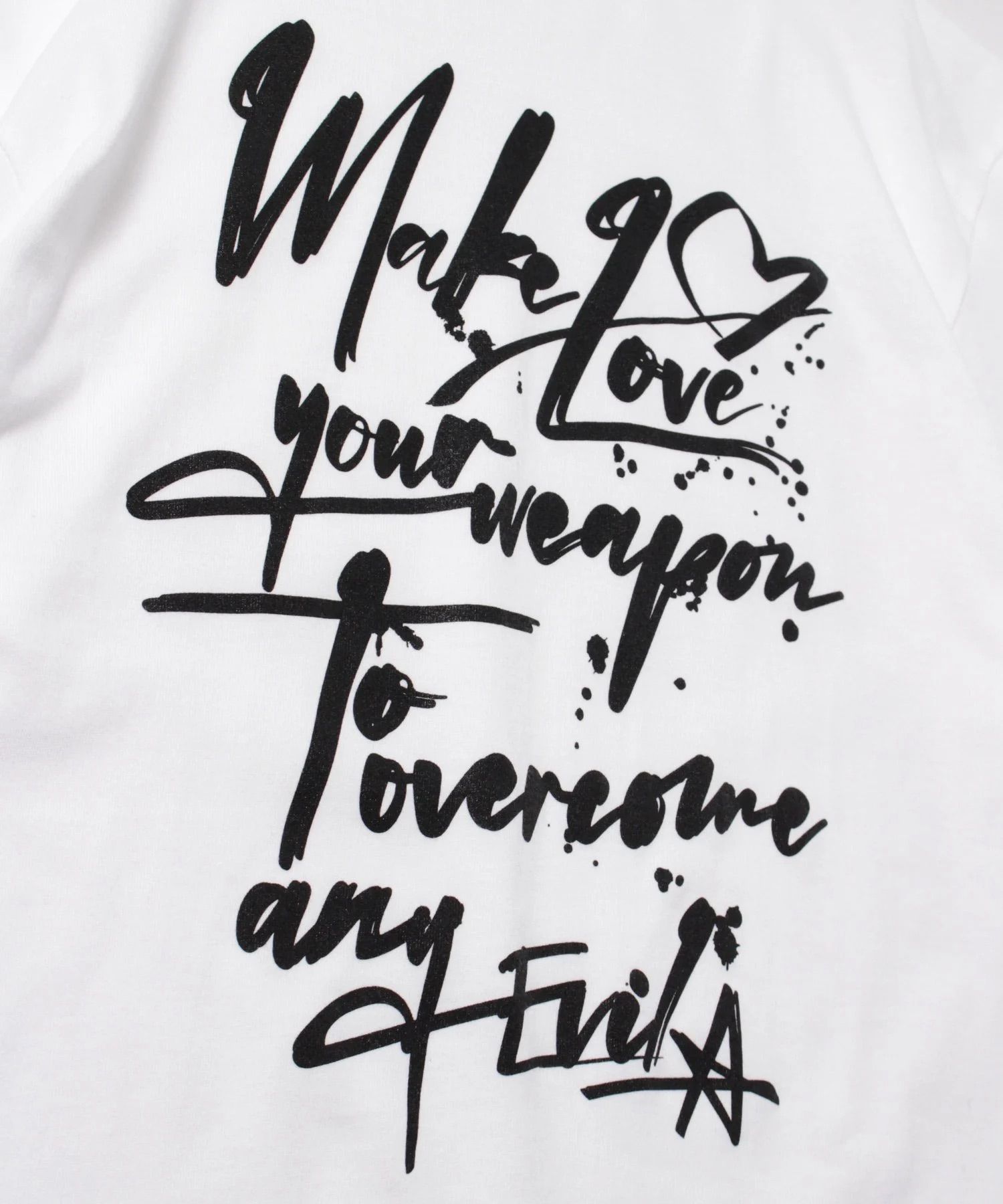 [MAKE LOVE] Tシャツ / WHITE [241718HW]