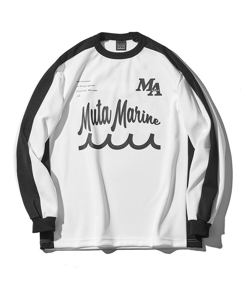 ACANTHUS x muta MARINE / muta Soccor Jersey Top / ジャージカットソー / WHITE / MA2434