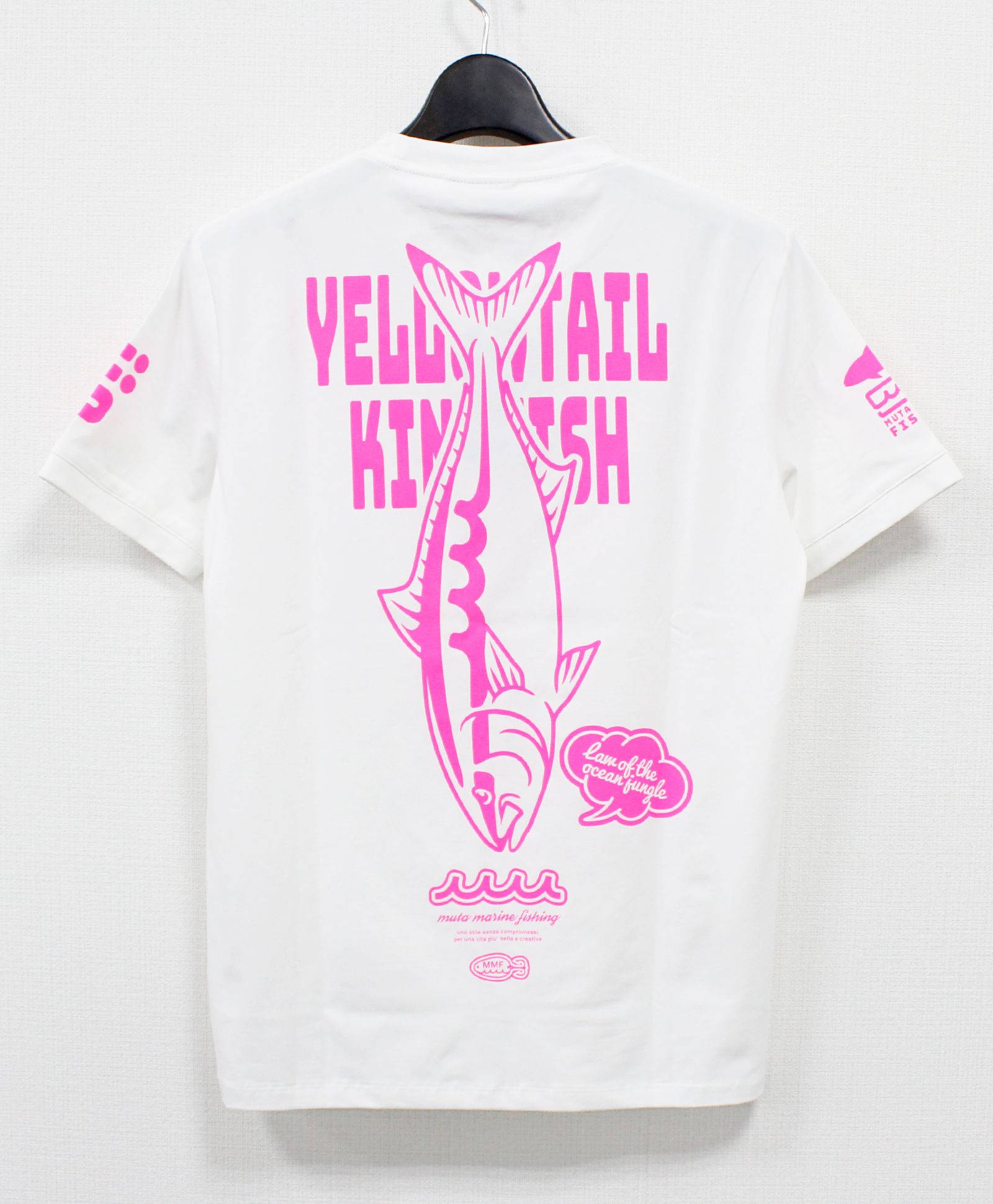 muta - Yellowtail Kingfish(ヒラマサ) Tシャツ / ブラック [MFMP