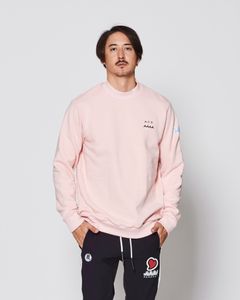 ☆先行予約販売2025年9月下旬～10月下旬頃入荷予定☆ ACANTHUS × muta MARINE / muta Mockneck Sweatshirts / スウェット / PINK 【MA2535】