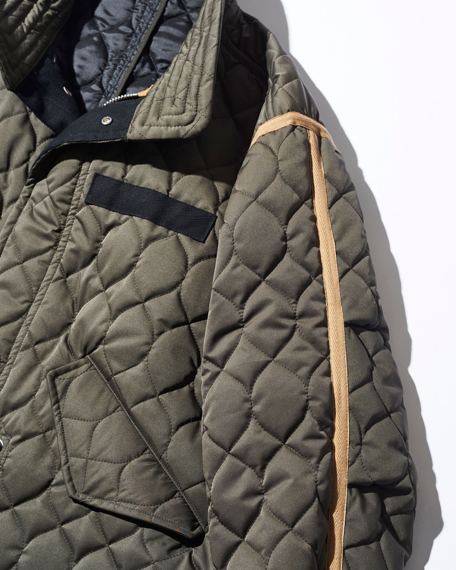 Quilting Mods Coat / OLIVE 【CO2301】