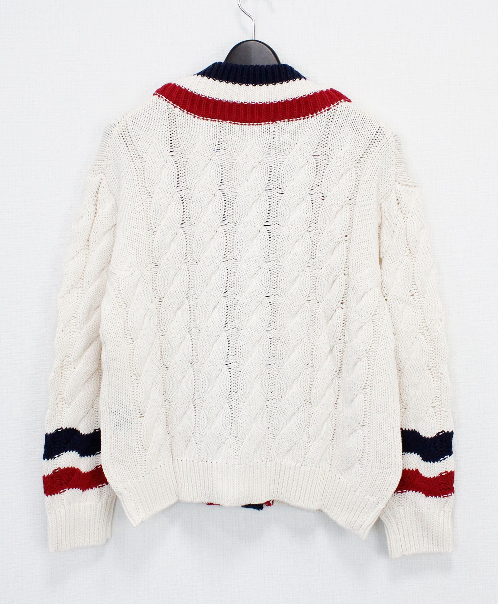 LEON × ACANTHUS  / ニットカーディガン / WHITE 【KT2450】