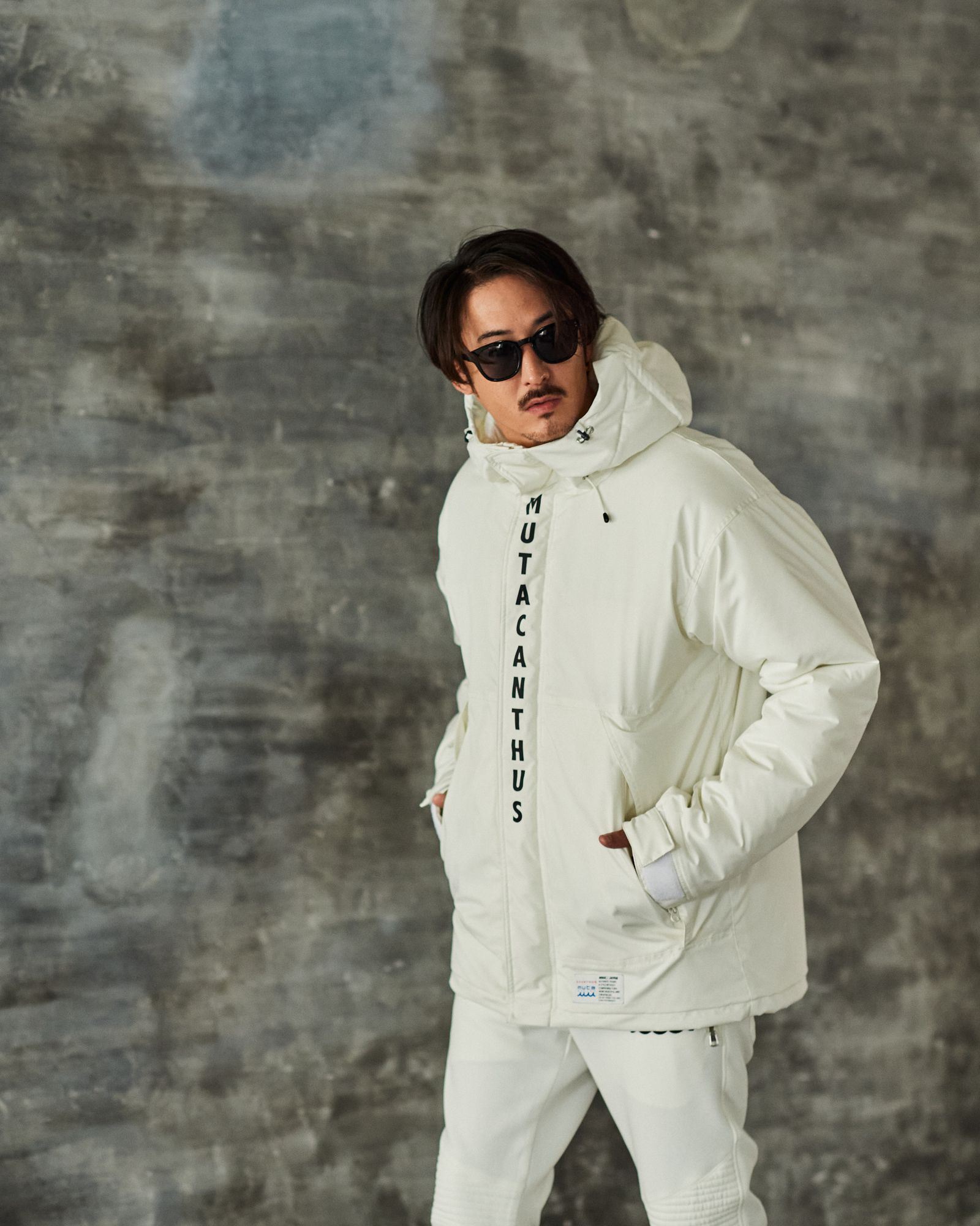 ☆先行予約販売2025年11月下旬～12月下旬頃入荷予定☆ ACANTHUS × muta MARINE / muta LIMONTA Mountain Puffy Jacket  / マウンテンパフィジャケット / WHITE 【MA2529】