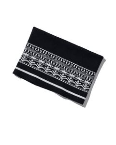 ☆先行予約☆ ネックウォーマー / Cotton Cashmere Neck Warmer / BLACK【KT2555】