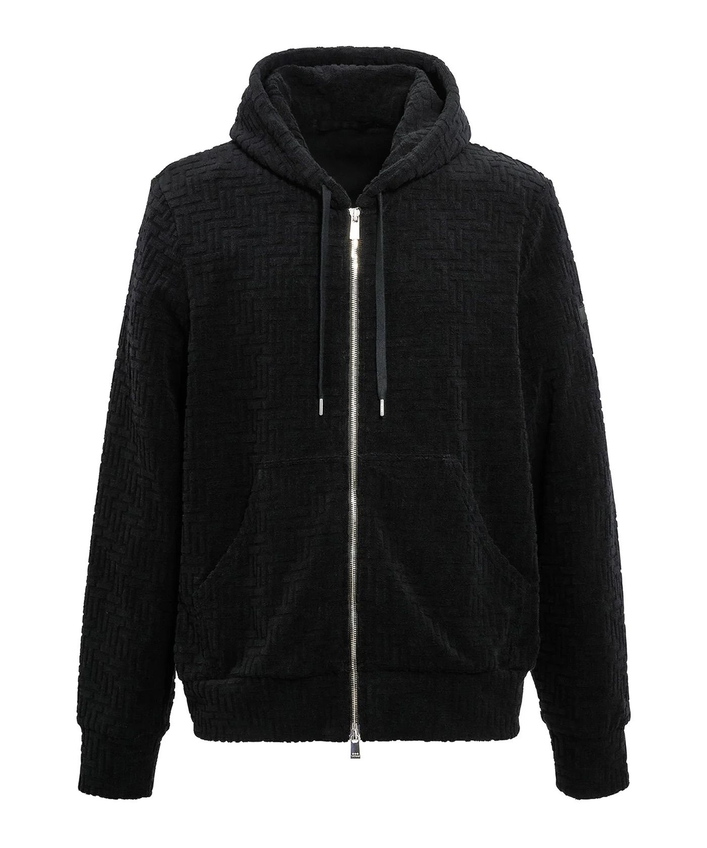 DOVINO ドヴィーノ /  パイルジップパーカー  / ブラック [MCKZ0469063588]