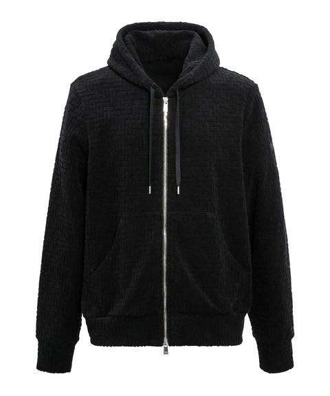 DOVINO ドヴィーノ /  パイルジップパーカー  / ブラック [MCKZ0469063588]