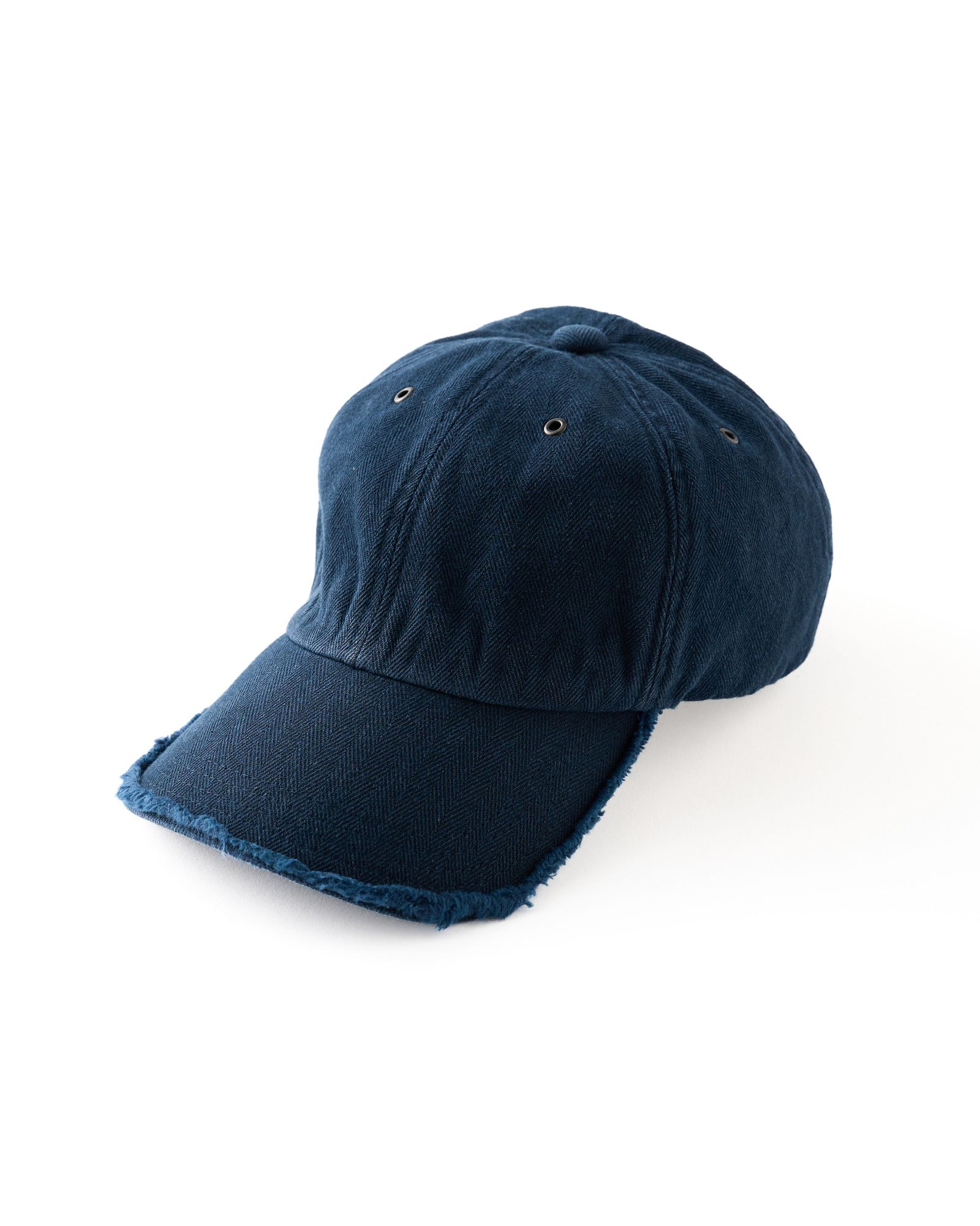 ☆先行予約☆ wjk  / ストライプニットビーニー / コットンリネンヘリンボーンエイジングベースボールキャップ / cotton linen herringbone aging B.B.cap / fade navy 【8007 cl29k】