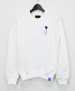 スウェット / Tiphanie Sweat / White x Royal Blue