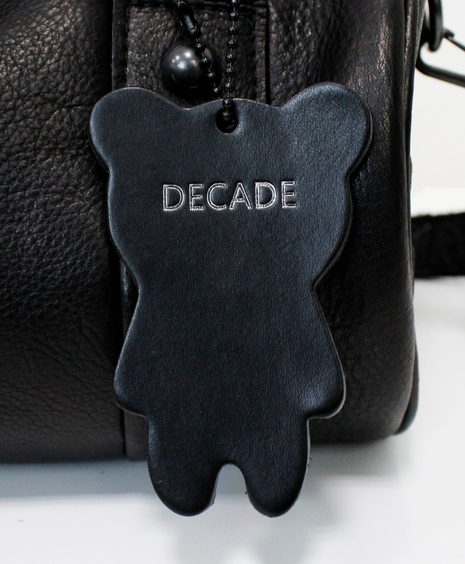 オイルドカウレザー・ミニミニボストンショルダーバッグ / Oiled Cow Leather Mini mini Sholder BOSTON BAG / B-BLACK [DCD-01515 B-BK]