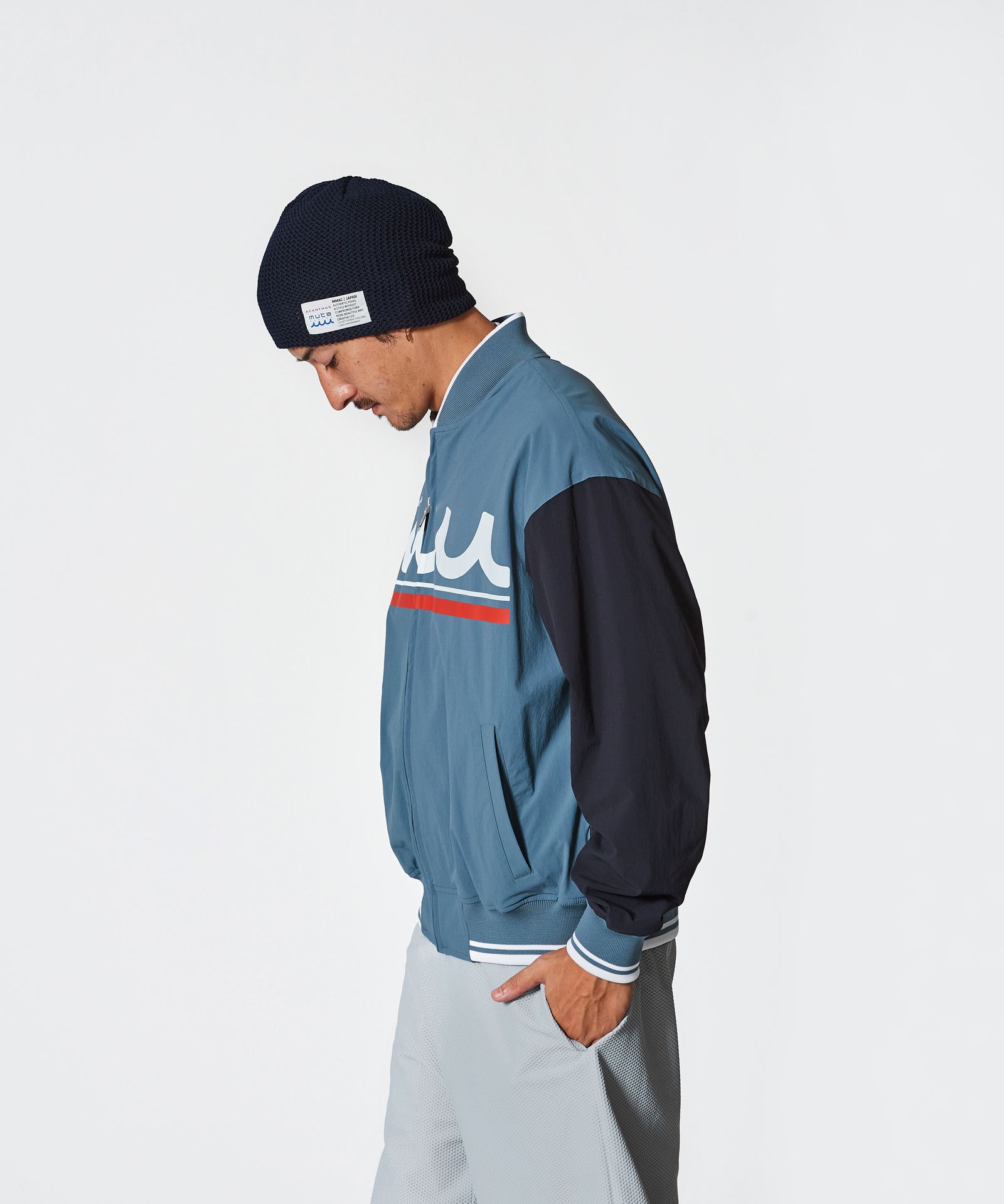 ACANTHUS × muta MARINE / muta MA-1 Jacket / MA-1ジャケット / BLUE 【MA2501】