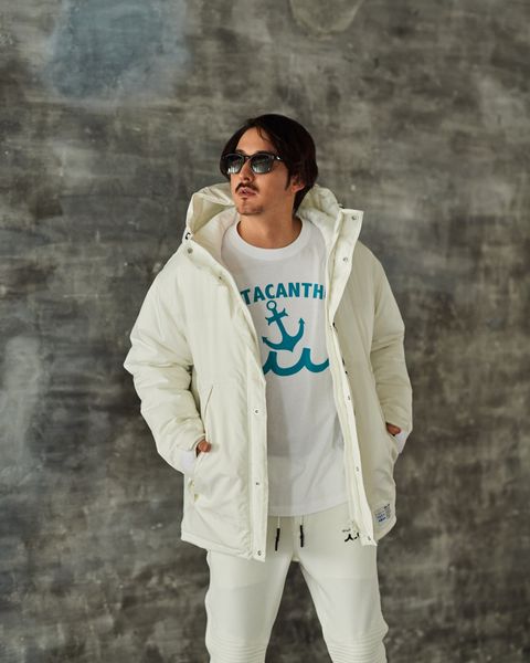 ACANTHUS × muta MARINE / muta LIMONTA Mountain Puffy Jacket  / マウンテンパフィジャケット / WHITE 【MA2529】☆先行予約販売2025年11月下旬～12月下旬頃入荷予定☆