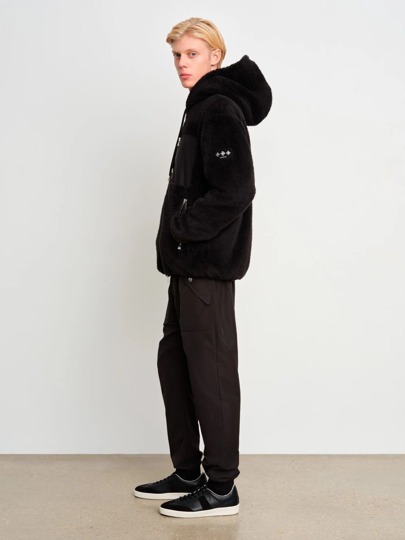 フード付き ボアブルゾン / MENFI /  メンフィ / BLACK [MJXA0212033588]