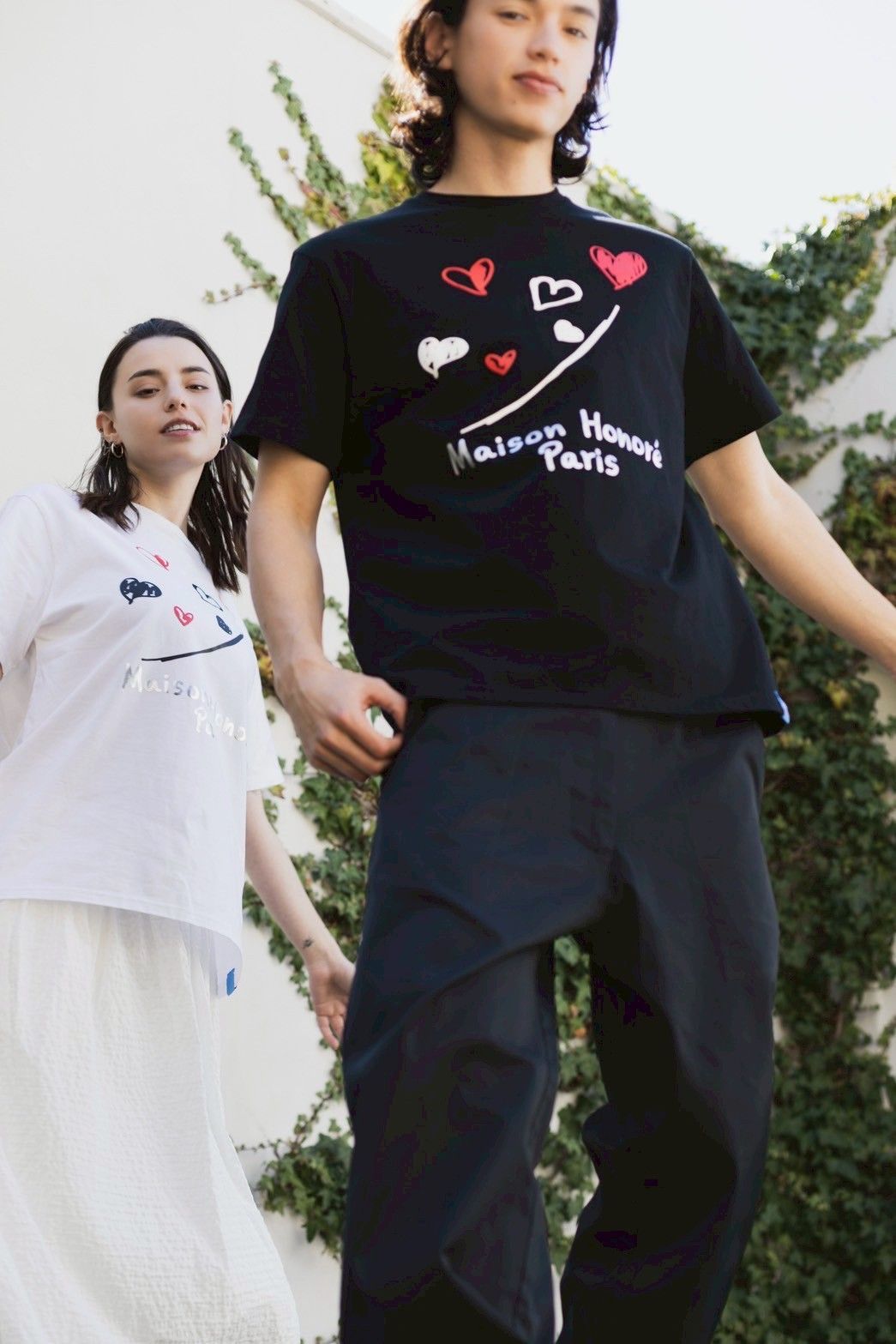 Tシャツ / Heart Pothos / Black