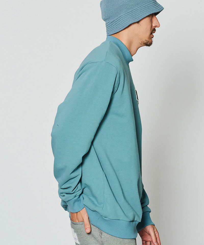 ACANTHUS x muta MARINE / muta Mockneck Sweatshirt / スウェット / BLUE / MA2430
