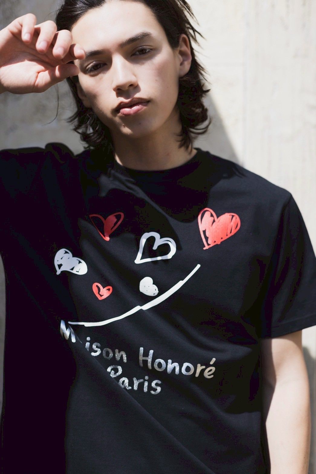 Tシャツ / Heart Pothos / Black