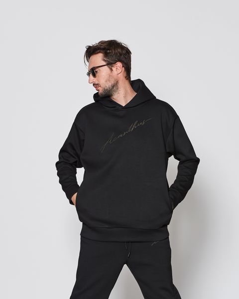 ACANTHUS / Double-knit Hooded Sweatshirt / パーカー / BLACK 【DW2501】