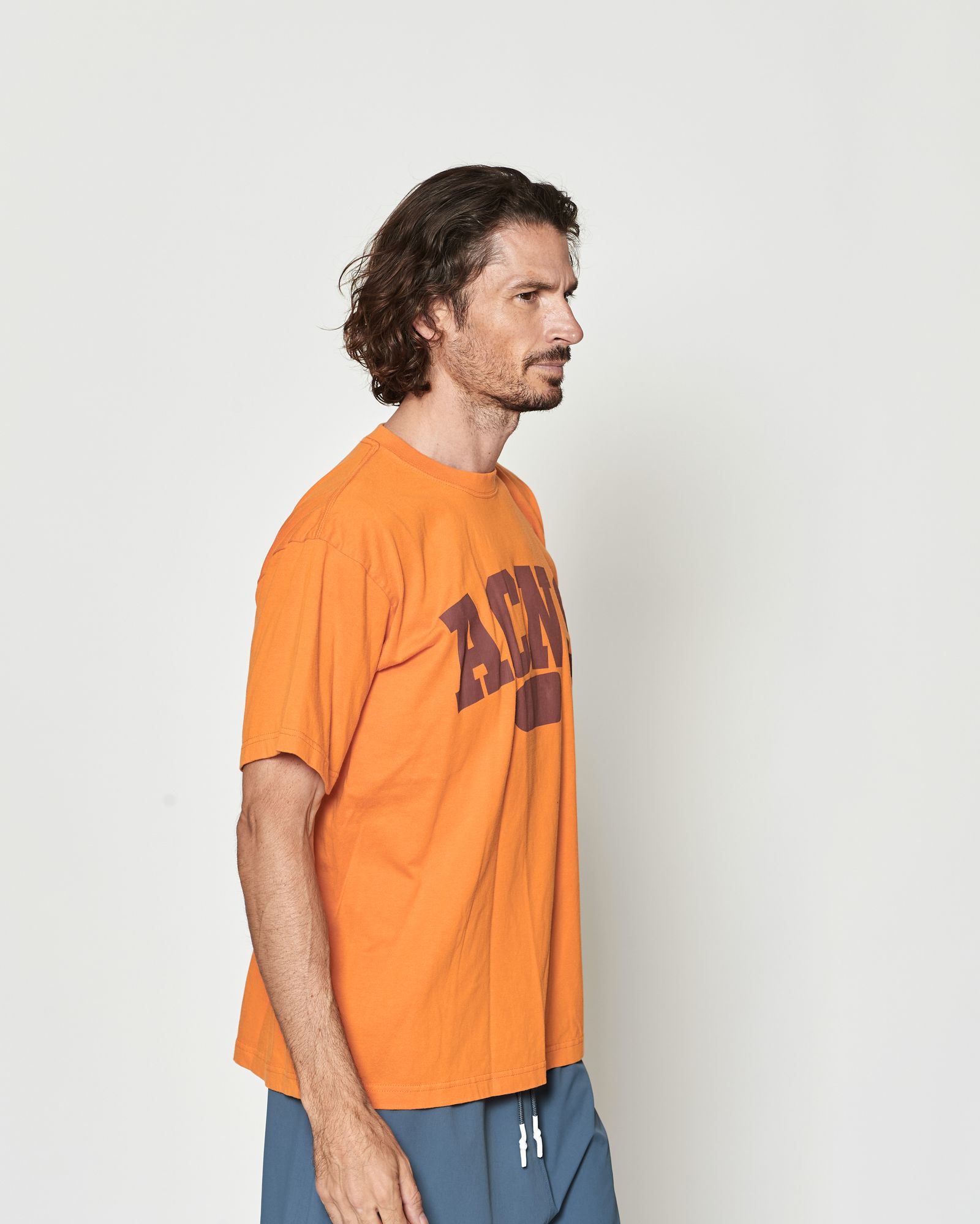 ☆先行予約☆ カレッジロゴTシャツ  /  Aging College Logo Tee / ORANGE【CT2601】