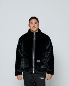 ☆先行予約☆ muta MARINE × ACANTHUS / フェイクファージャケット / Faux Fur Jacket / BLACK 【MA2650】