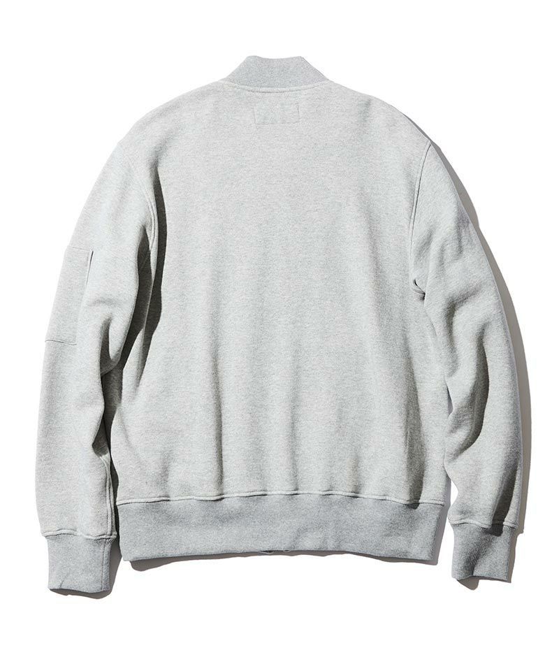 ACANTHUS - スウェット MA-1 ジャケット / グレー / Sweat MA-1 / GREY【HJ2304】 | femt