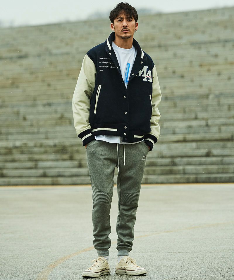 muta MARINE x ACANTHUS / muta Studium Jacket / スタジアムジャケット / NAVY / MA2425
