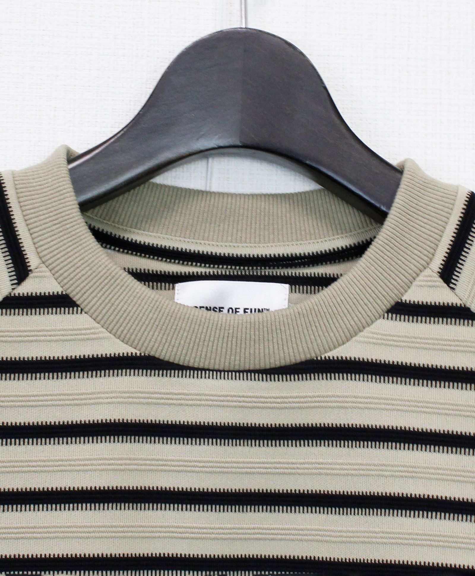 ボーダースピンドルTシャツ / ベージュ【311089】