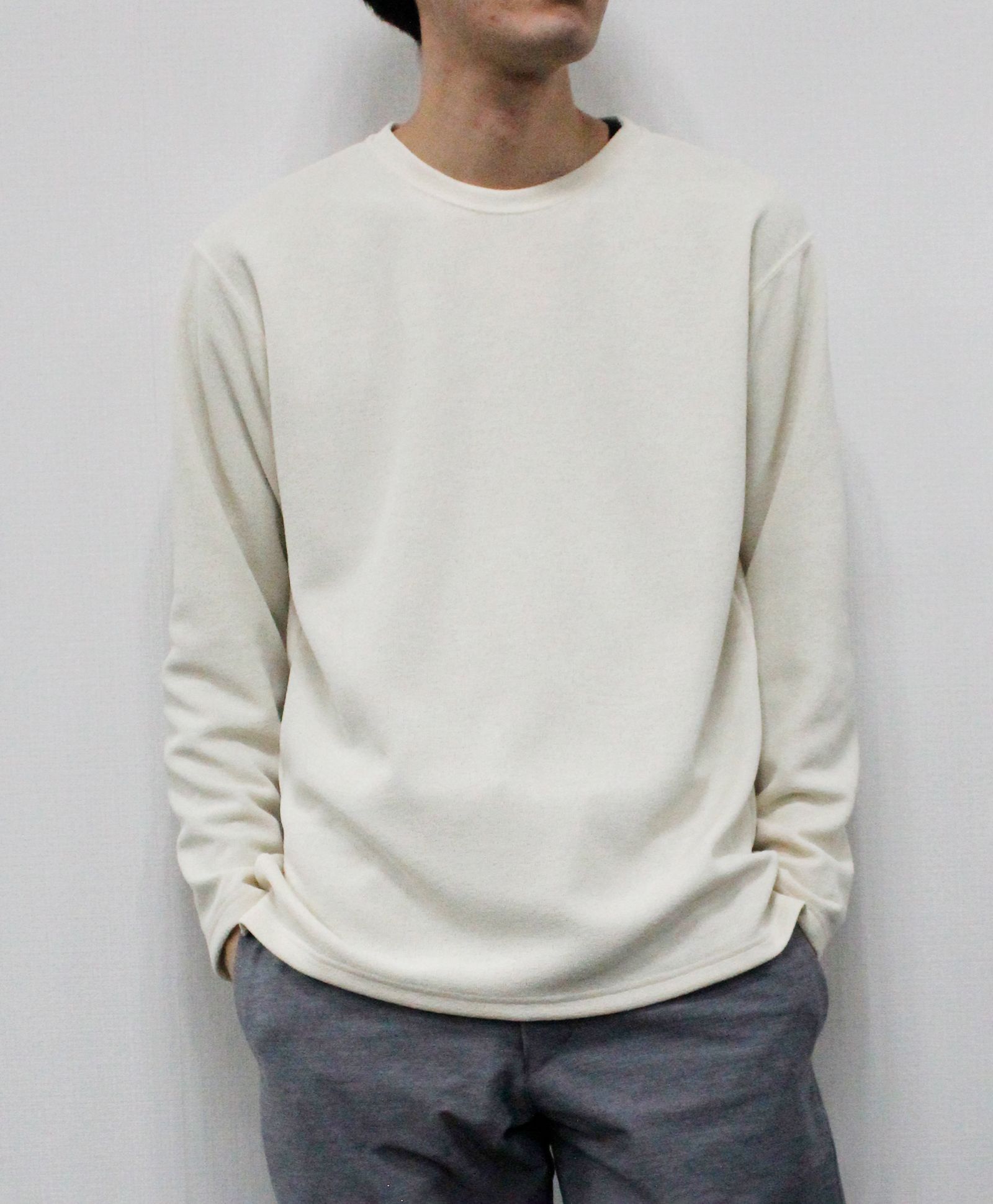 リネンライクダブルフェイスロンT  / オフ[86003]