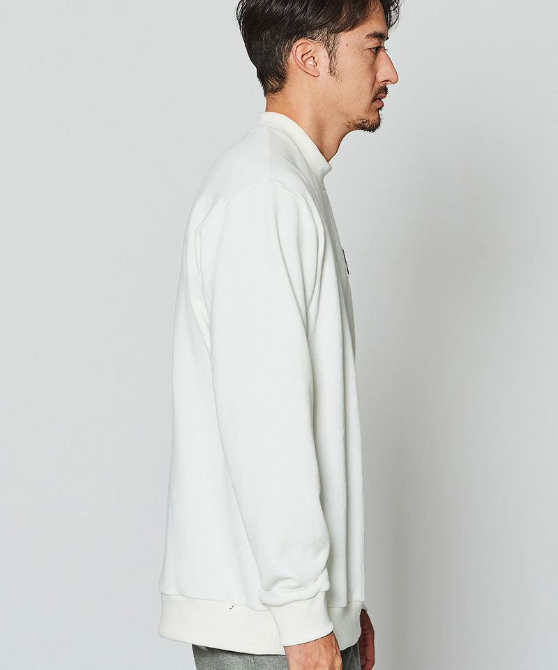 ACANTHUS x muta MARINE / muta Mockneck Sweatshirt / スウェット / WHITE / MA2430