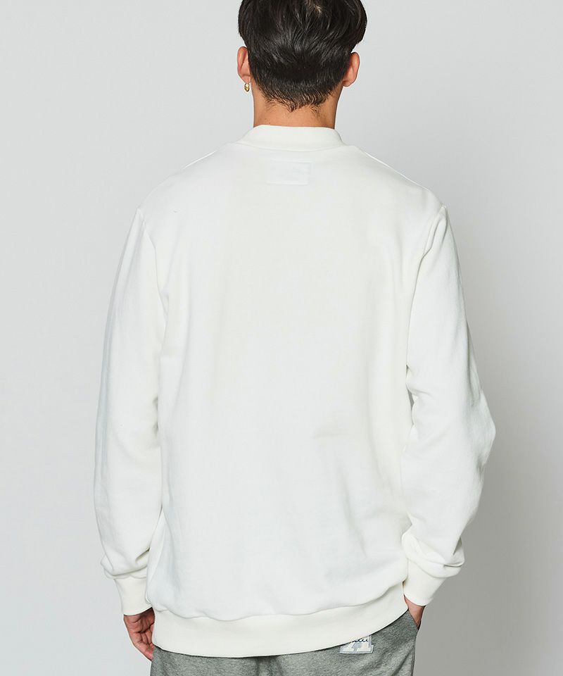 ACANTHUS x muta MARINE / muta Mockneck Sweatshirt / スウェット / WHITE / MA2430
