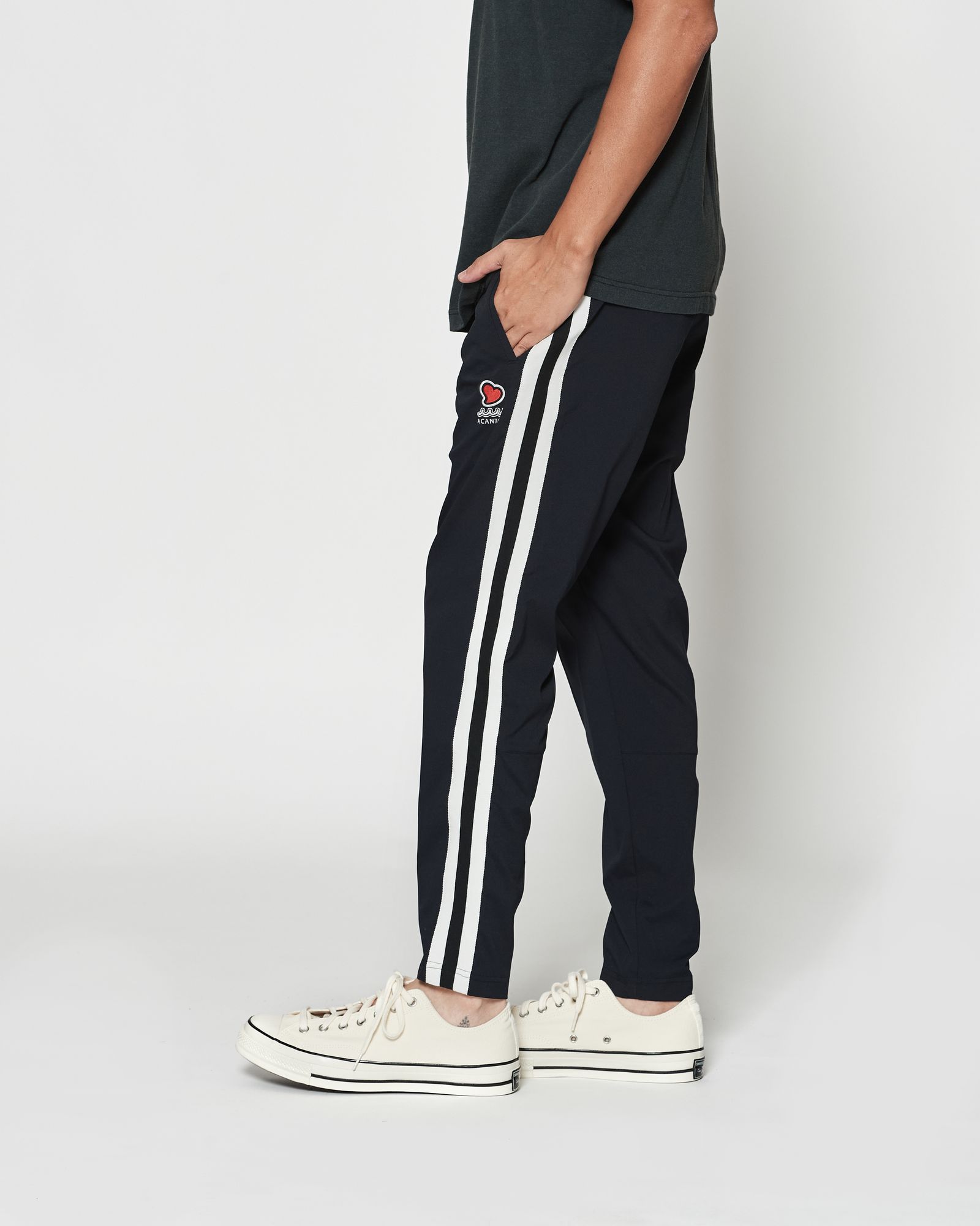 ☆先行予約☆muta MARINE × ACANTHUS / スウィートサイドラインパンツ / sweet side line pants / NAVY 【MA2626】