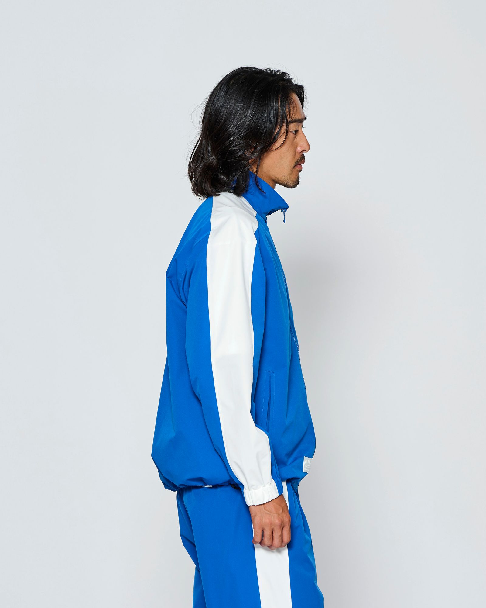 ☆先行予約☆muta MARINE × ACANTHUS  / サイドライントラックジャケット / Side Line Track Jacket / BLUE【MA2704】
