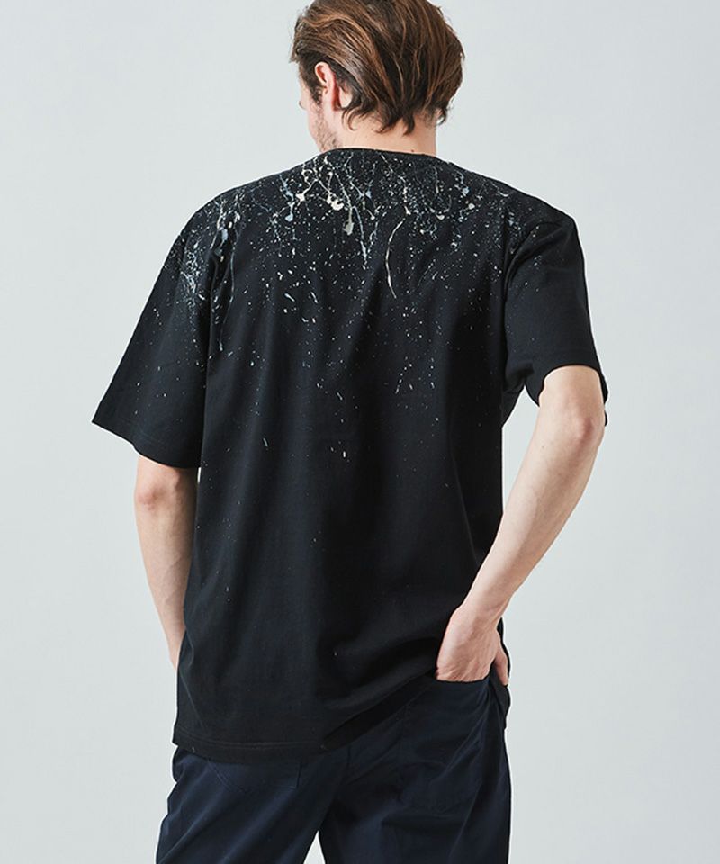 ACANTHUS(アカンサス) スプラッシュTシャツ / Splash Tee / BLACK
