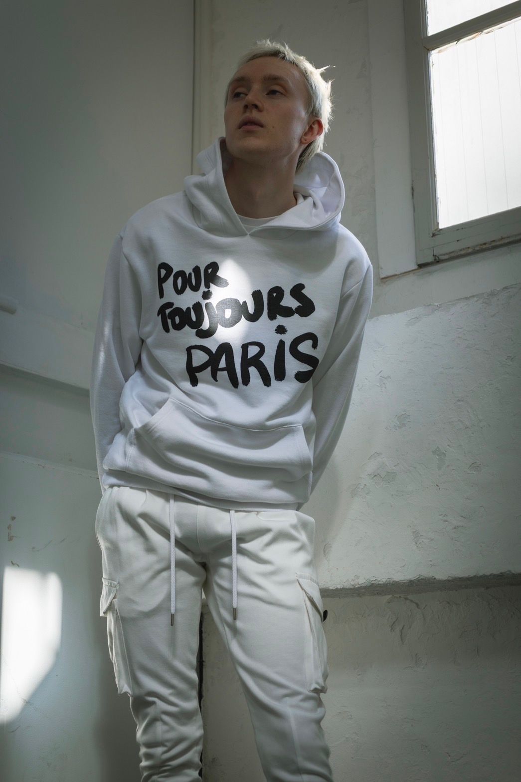 プルオーバーパーカー / Zoe Hoodie / WHITE