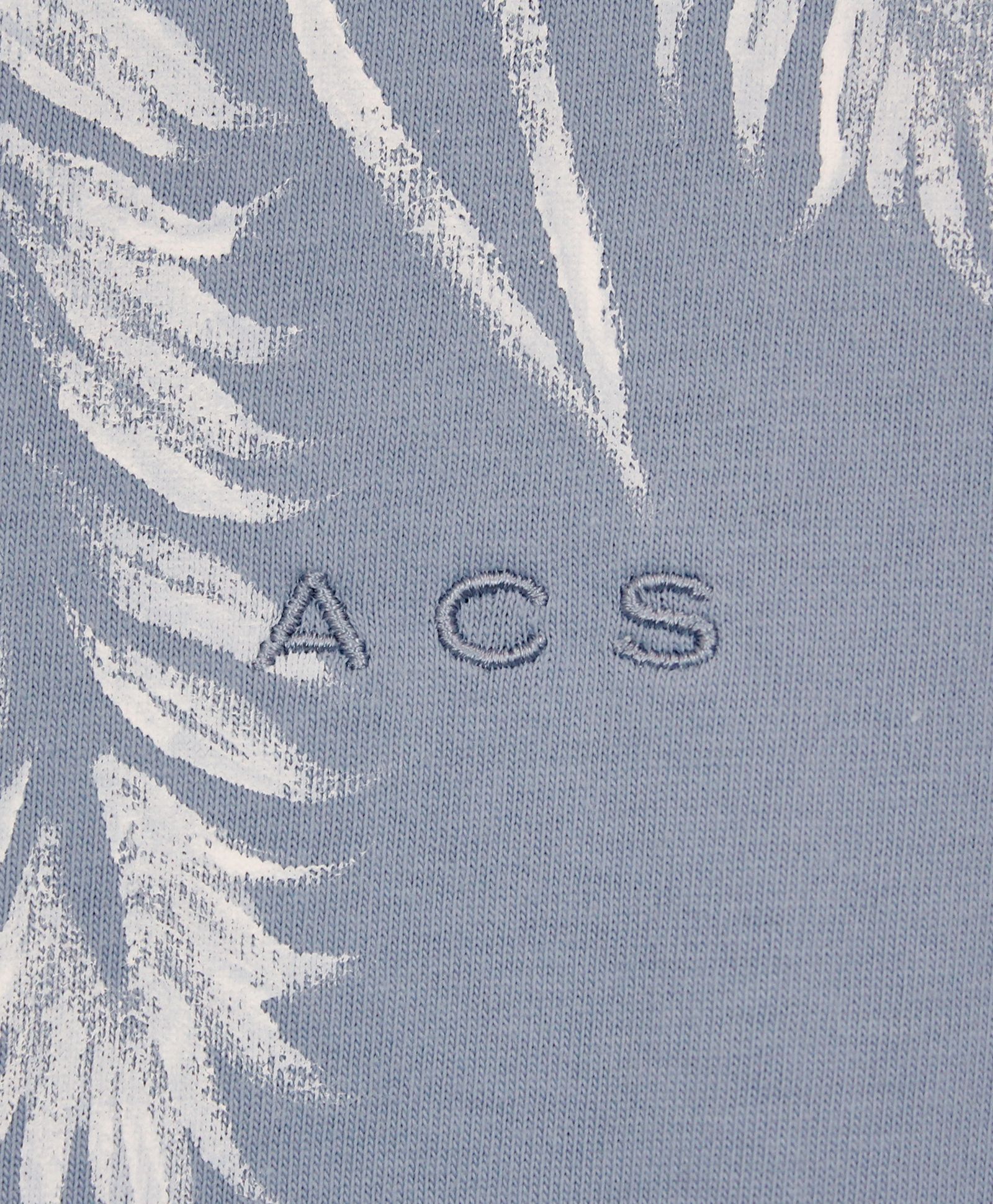 フェザーペイント Tシャツ / Feather Paint Loose Tee / ACID BLUE