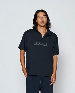 ☆先行予約☆muta MARINE × ACANTHUS  / スタンドカラーS/Sトップ /  Stand Collor S/S Top / BLACK【MA2709】