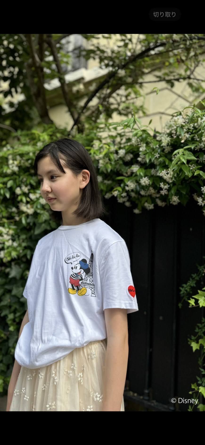 Limited design T-shirt 02 / Mickey / WHITE