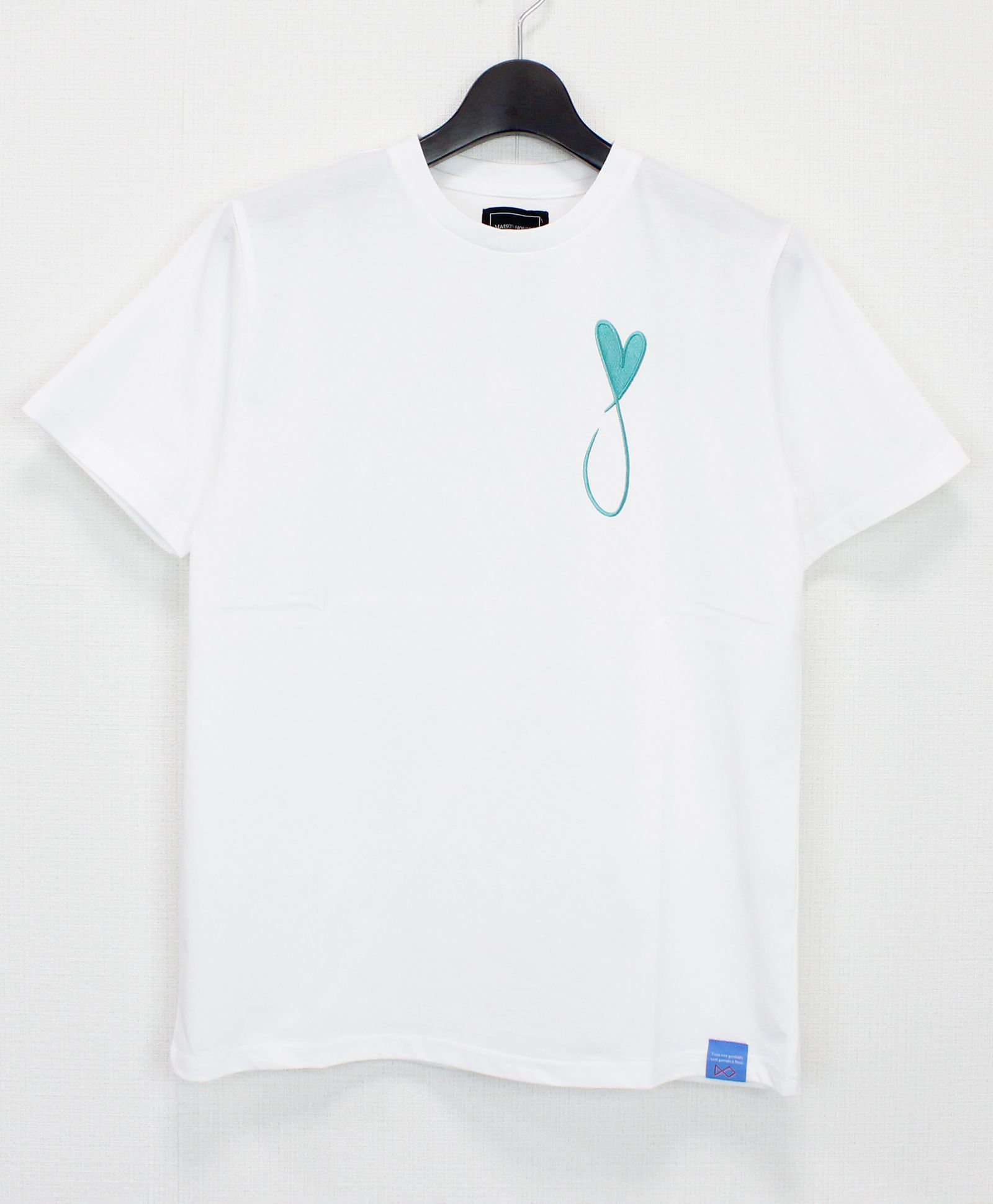 Tシャツ / Tiphanie Big Logo / WHITE x BLUE