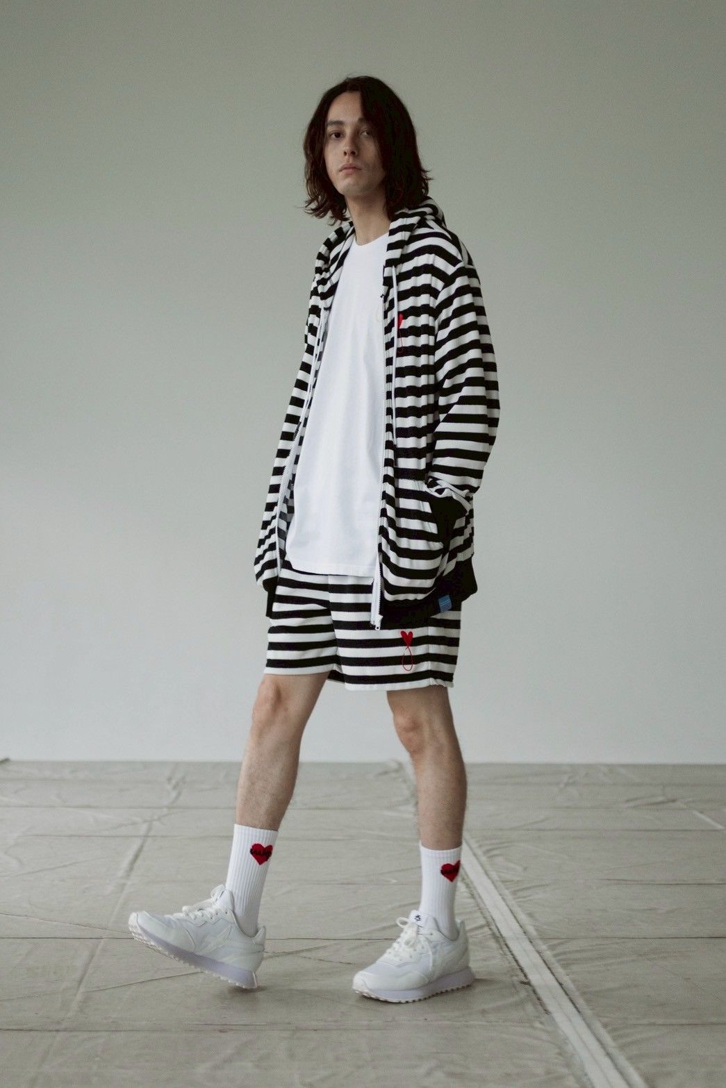 パイルジップパーカー / Pile Zip Hoodie / BORDER